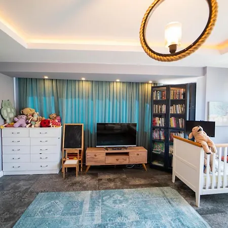 Unique Villa With 2 Living Rooms, Balcony, Terrace And Backyard In Fethiye-2