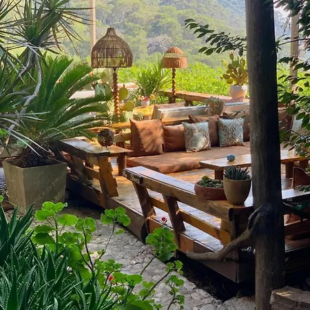 Bamboo Bungalow With Sea View In Kabak Bay, Oeluedeniz-2
