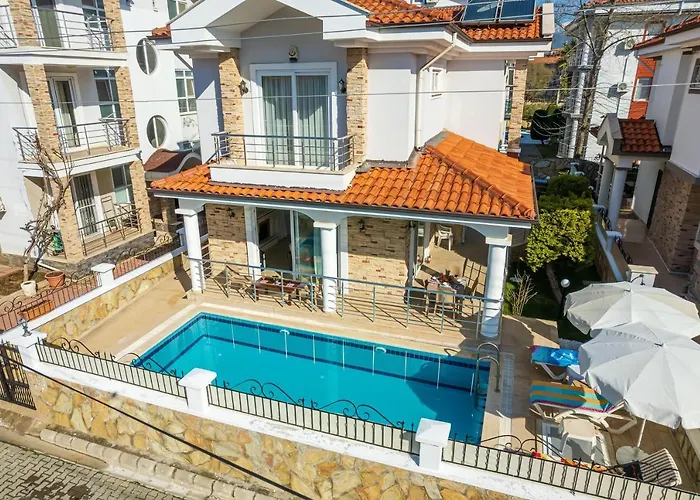 Haustierfreundliches Villa Yasam Park - Luxury 8 Person - Fethiye Calis Beach 90Mt