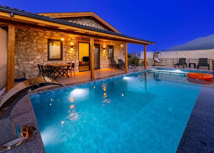 Haustierfreundliches Beyza- Fethiye'De 2+1 Jakuzili Villa