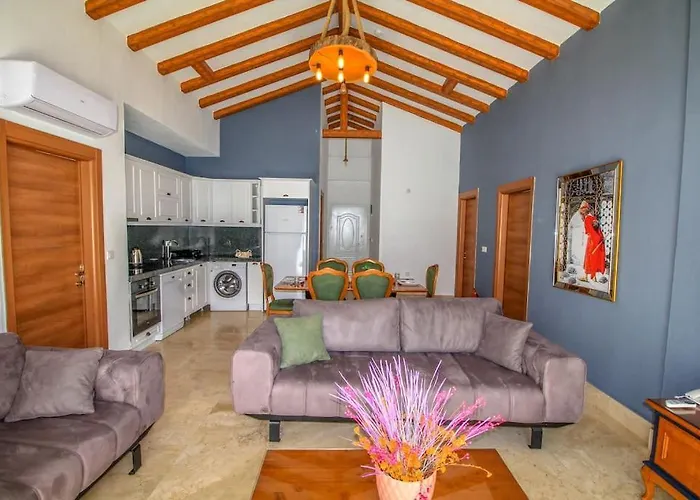 Haustierfreundliches Patara Tiffany 3+1 Villa, Oezel Havuzlu, Fethiye