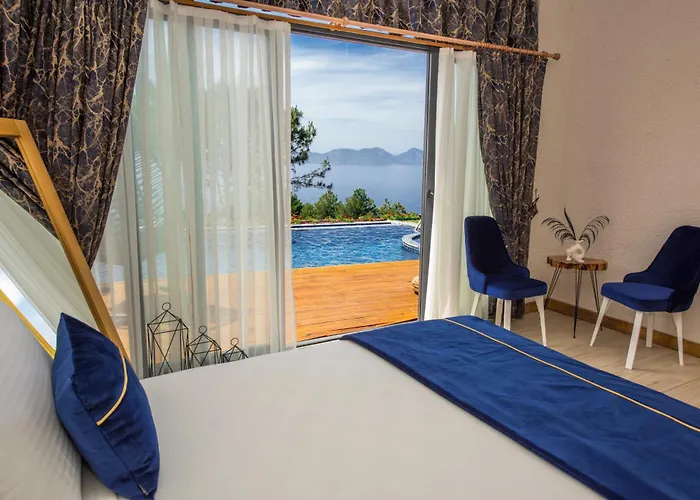 Haustierfreundliches Vista Del Amor Faralya Fethiye